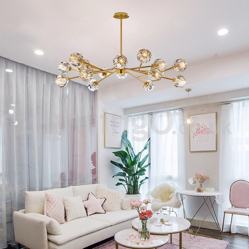 北欧クリスタルシャンデリア