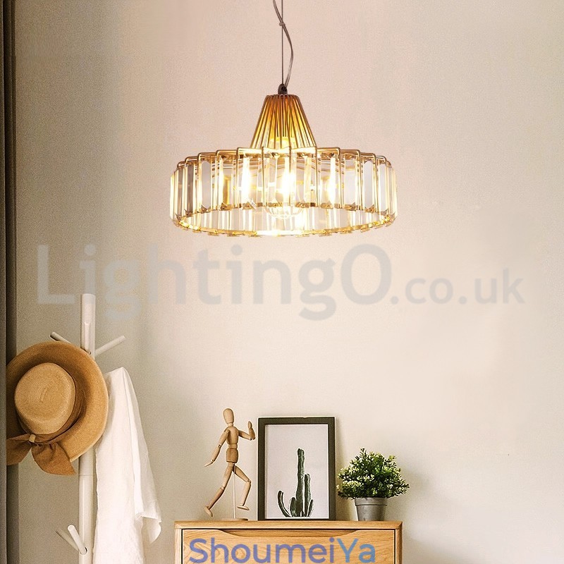 北欧シングルヘッドクリスタルペンダントライト