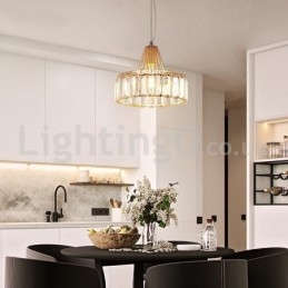 北欧シングルヘッドクリスタルペンダントライト