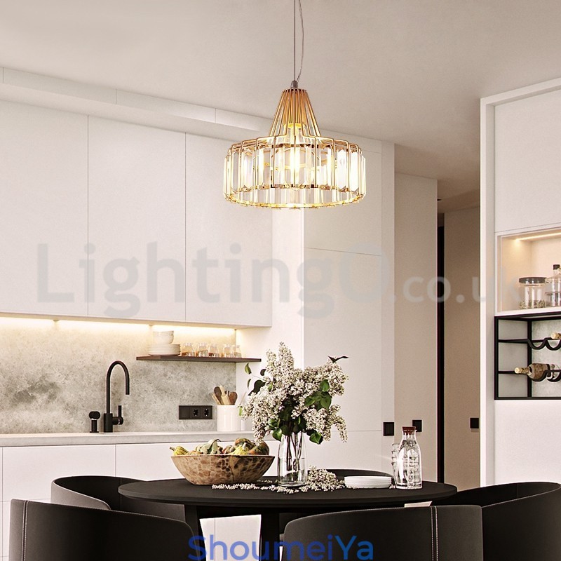 北欧シングルヘッドクリスタルペンダントライト