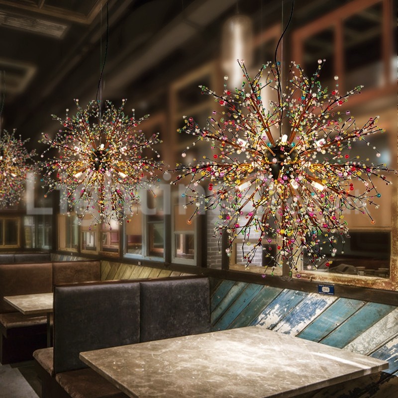 北欧タンポポシャンデリア カラーシャンデリア