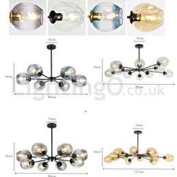 北欧ポストモダン分子シャンデリア マジックビーンシャンデリアカフェ