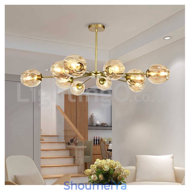 北欧ポストモダン分子シャンデリア マジックビーンシャンデリアカフェ