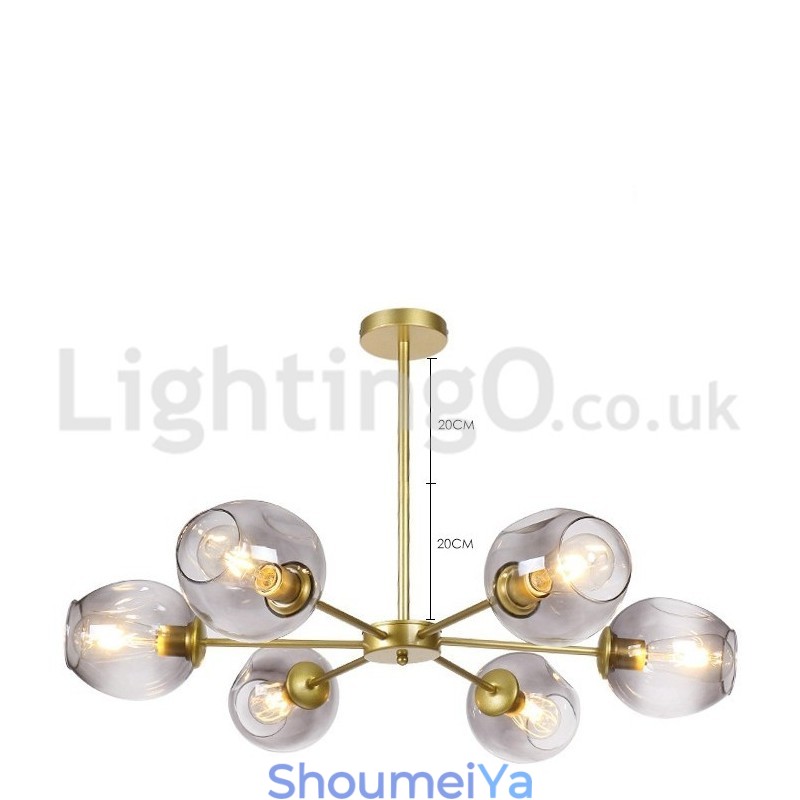 北欧ポストモダン分子シャンデリア マジックビーンシャンデリアカフェ