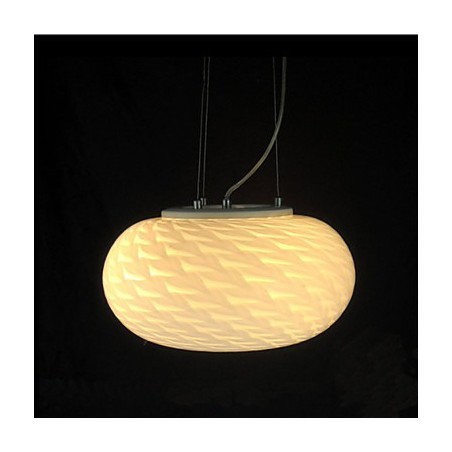 モダンミニマリスト彫刻乳白色シャンデリアランプ