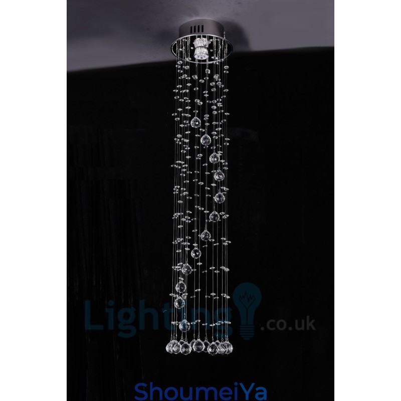 1 ライト 安価 モダン K9 クリスタル ラウンド フラッシュ マウント シーリング ライト