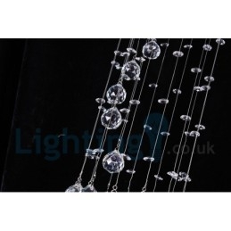 1 ライト 安価 モダン K9 クリスタル ラウンド フラッシュ マウント シーリング ライト