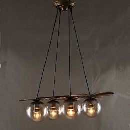 アートガラスボールラウンドビーンストークシャンデリア