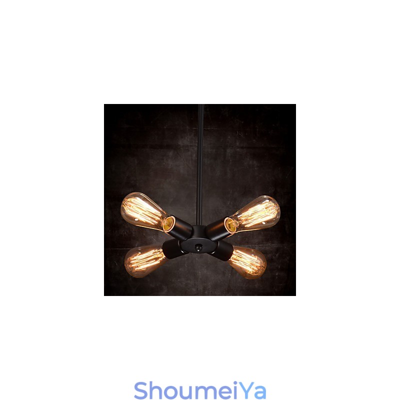 ペンダントライト 4灯 カントリースタイル 錬鉄製