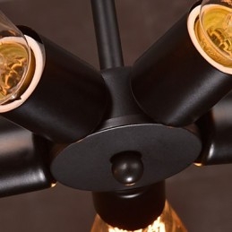 ペンダントライト 4灯 カントリースタイル 錬鉄製