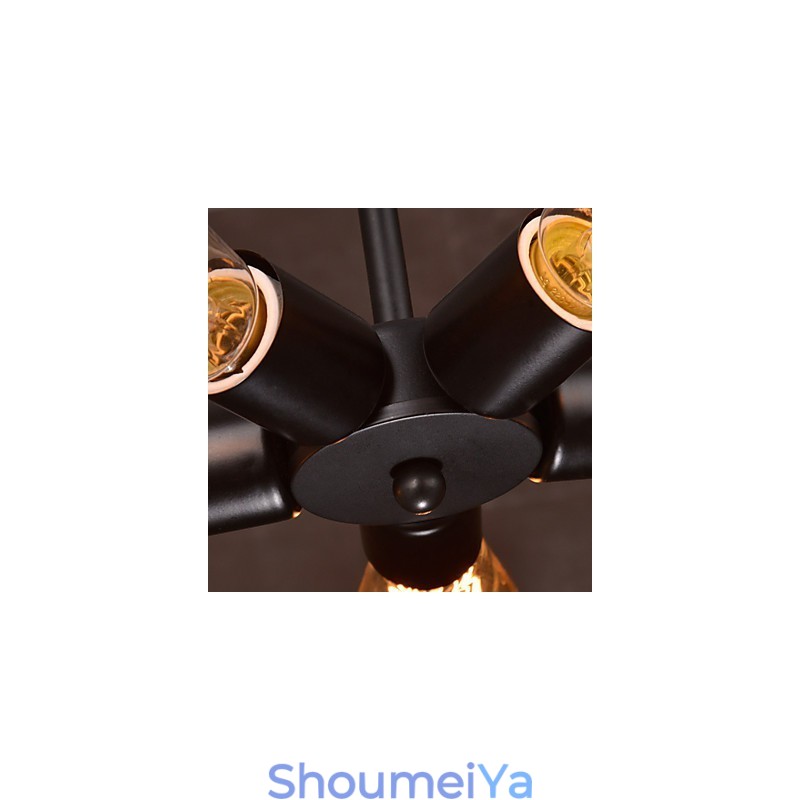 ペンダントライト 4灯 カントリースタイル 錬鉄製