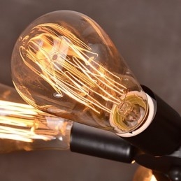 ペンダントライト 4灯 カントリースタイル 錬鉄製