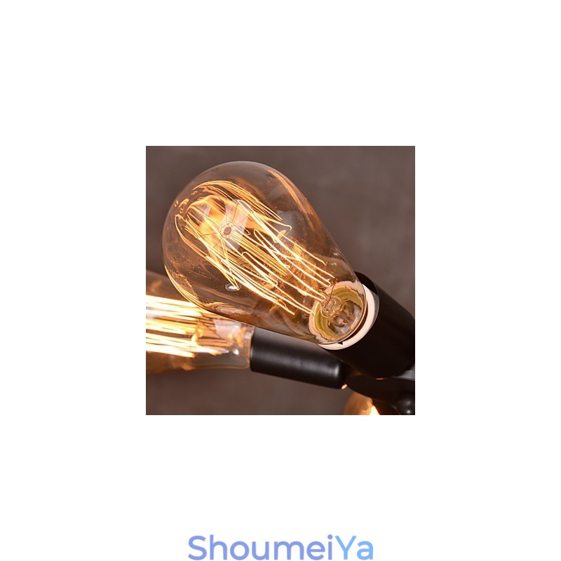 ペンダントライト 4灯 カントリースタイル 錬鉄製