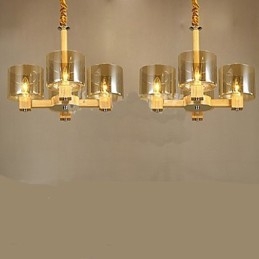 ファッションペンダントランプテーブル木製ガラスカバー