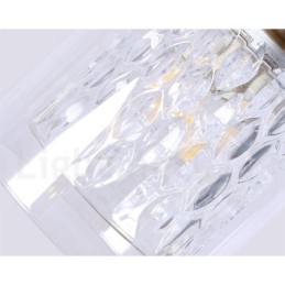 ガラスシェード付き純真鍮製素朴なロッジ北欧スタイルのペンダントライト