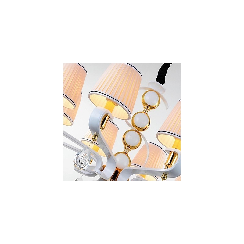 ファブリックシャンデリア 3 ライト モダン ミニマリスト ハイグレード ランプ