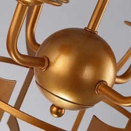 モダンなブラック&ホワイト スカイガーデンシャンデリアペンダントランプ ライト付き 最高の装飾ランプ