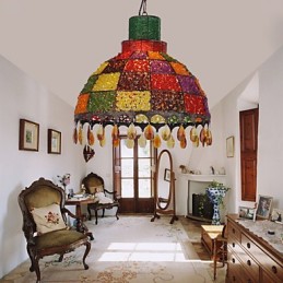 ミニスタイル ヴィンテージ シャンデリア 手動ランプ