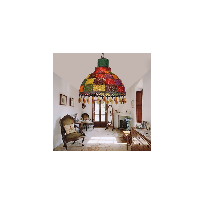 ミニスタイル ヴィンテージ シャンデリア 手動ランプ