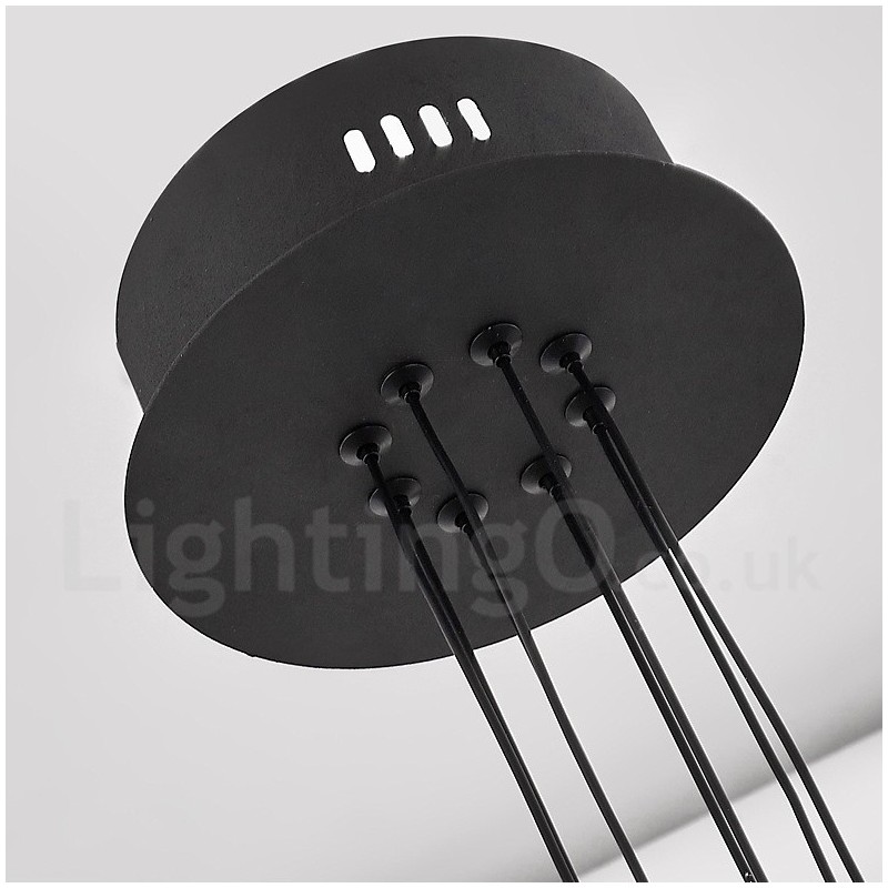 10 ライト ノルディック ポストモダン 2021 デザイン シャンデリア アクリル シェード付き