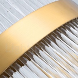 ポストモダンラグジュアリーラウンドクリスタルペンダントライト展示ホール