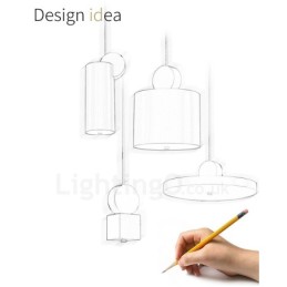 4 スタイル ゴールド ブラック ポストモダン ペンダント ライト