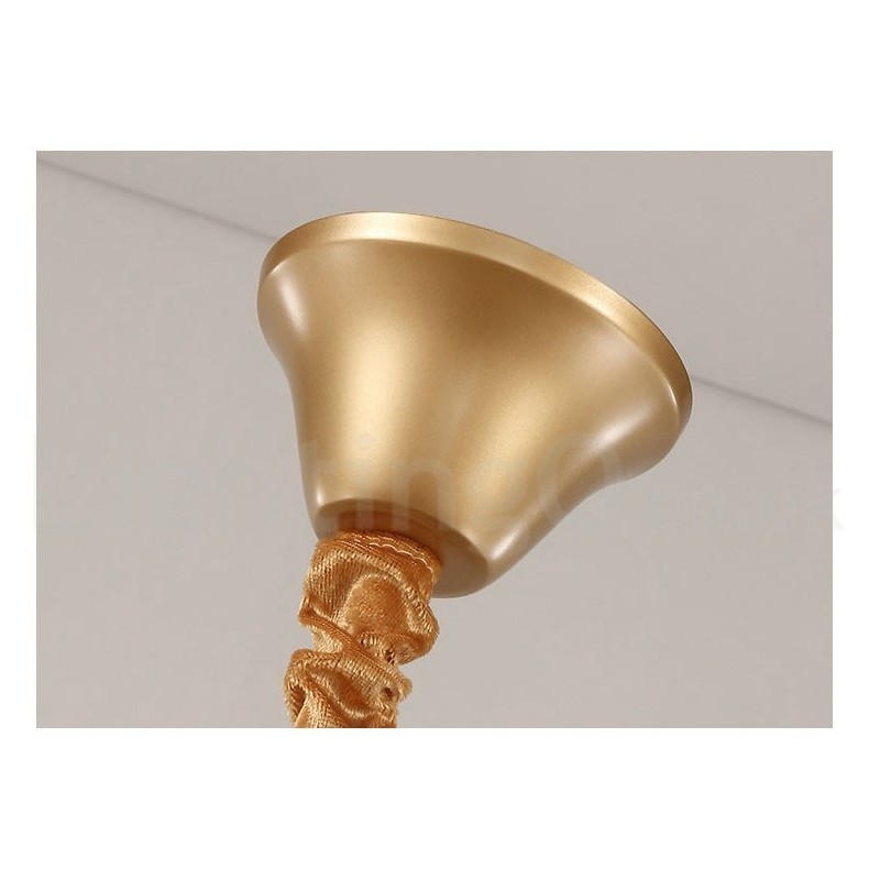 ポストモダンラグジュアリーラウンドK9クリスタルペンダントシャンデリアライト展示ホール