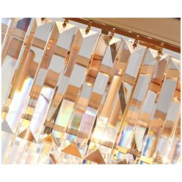 ポストモダンラグジュアリーラウンドK9クリスタルペンダントシャンデリアライト展示ホール