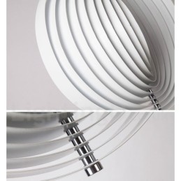 グローブホワイト回転ポストモダンDIYペンダントライト