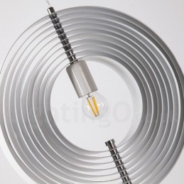 グローブホワイト回転ポストモダンDIYペンダントライト