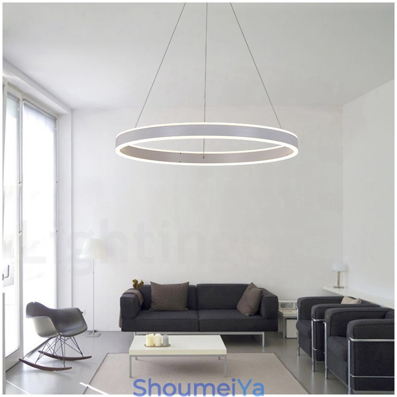 1リング2ストリップアールデコペンダントライト60cm吊り下げライト