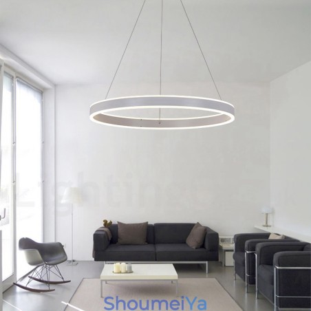 1リング2ストリップアールデコペンダントライト60cm吊り下げライト