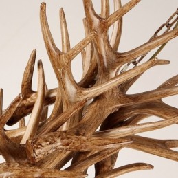 8 ライト 素朴で芸術的なレトロなアントラー アンティーク シャンデリア