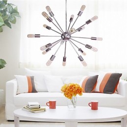 シャンデリア モダン グローブ リビング ペンダント ダイニング ショッピング ストア ナイト メタル クローム