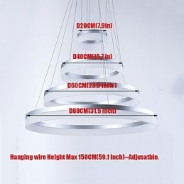 アクリルシャンデリアリングペンダントライト照明器具