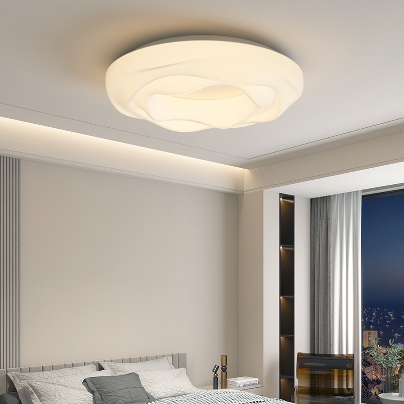 調光可能な丸型モダンフラッシュマウント天井ライト屋内照明器具