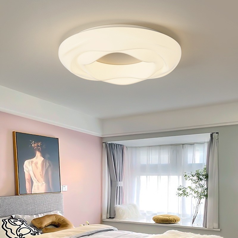 調光可能な丸型モダンフラッシュマウント天井ライト屋内照明器具