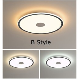 北欧 3.5cm 厚さ 丸型 フルスペクトル 目の保護 屋内 調光可能 天井ライト