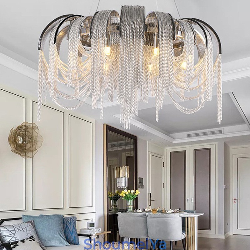 タッセル 特大サイズ シャンデリア デザイナー 天井 ペンダント ライト