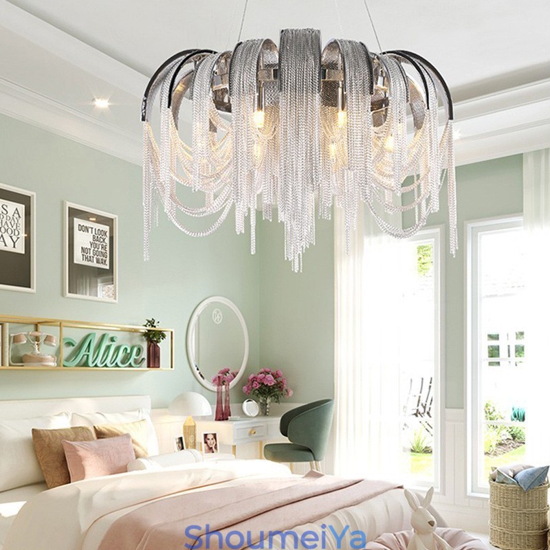 タッセル 特大サイズ シャンデリア デザイナー 天井 ペンダント ライト