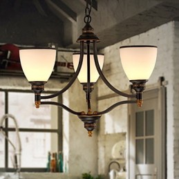 レトロミニマリスト天井ランプ ヨーロピアンスタイルガラス天井ランプ ランプ