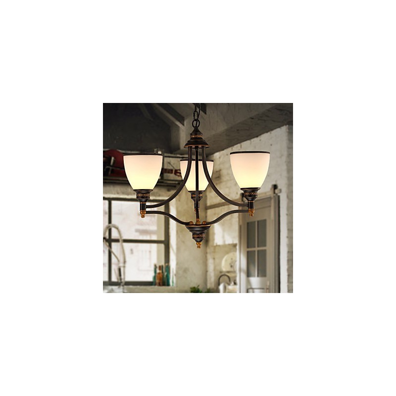 レトロミニマリスト天井ランプ ヨーロピアンスタイルガラス天井ランプ ランプ