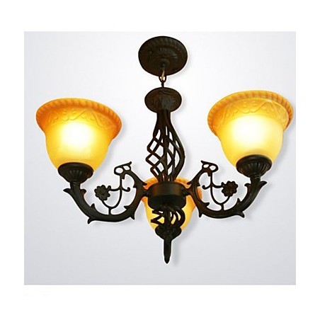 ヴィンテージ錬鉄シャンデリア