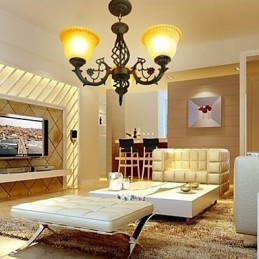 ヴィンテージ錬鉄シャンデリア