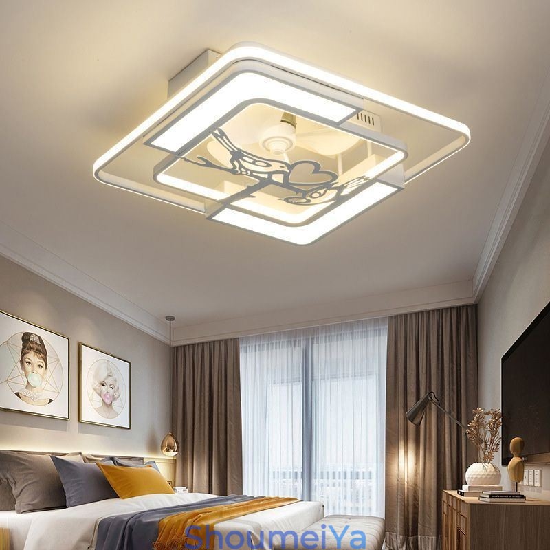 ヨーロッパスタイルのライト付きシーリングファン