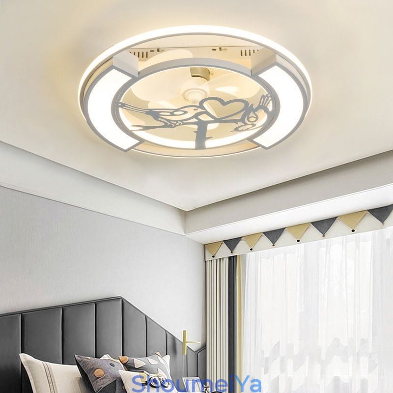 ヨーロッパスタイルのライト付きシーリングファン