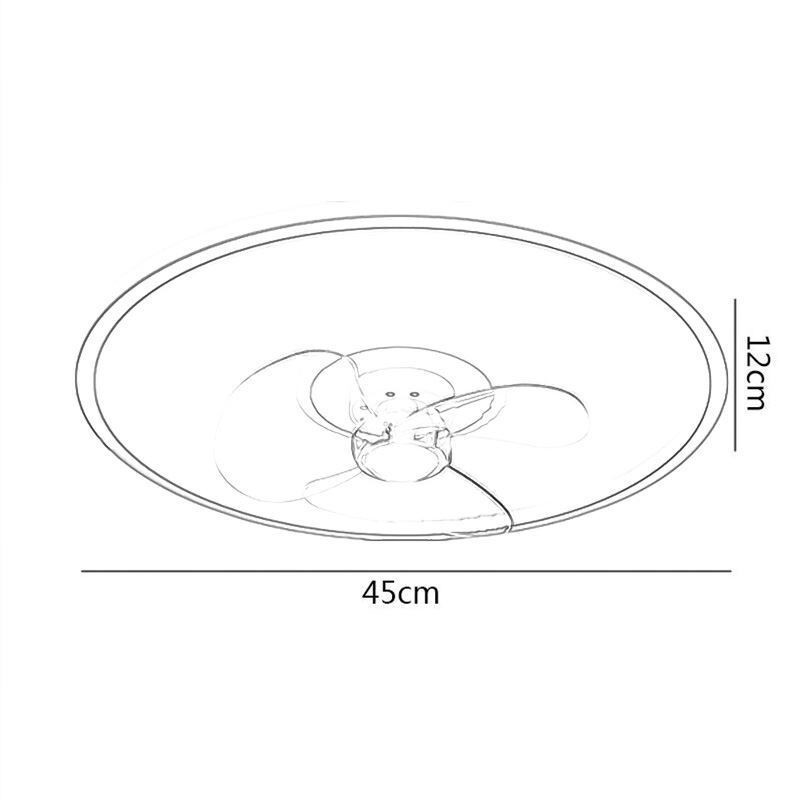 マカロン シーリングファン ライト リモコン 装飾 換気扇