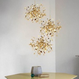 3 ライト シャンデリア ライト ステンレス ペンダント 照明 天井照明器具