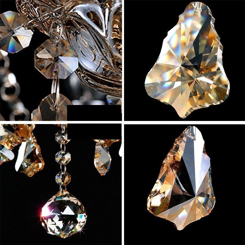 コニャッククリスタルシャンデリア天井ライト 35 個