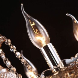 コニャッククリスタルシャンデリア天井ライト 35 個